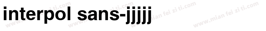 interpol sans字体转换